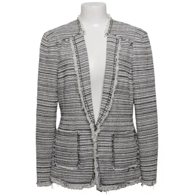 Blazer (Noir, Blanc) de Rebecca Taylor Acrylique, Coton, Élasthane, Polyamide, Polyester, Laine