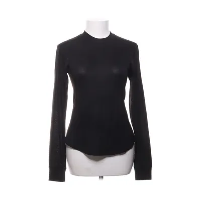 Långärmad t-shirt (Svart) från Uniqlo x Mame Kurogouchi Akryl, Elastan, Polyester, Ull