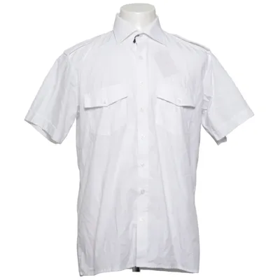 Short sleeve shirt (White) from Ted Bernhardtz at Work Cotton, Polyester