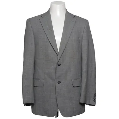 Blazer (Gray) from Allan Clark Polyester, Wool