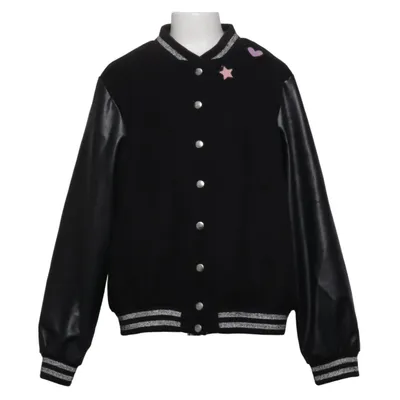Collegejakke (Sort) fra Wow Akryl, Bomuld, Polyamid, Polyester, Polyurethan, Viscose, Uld