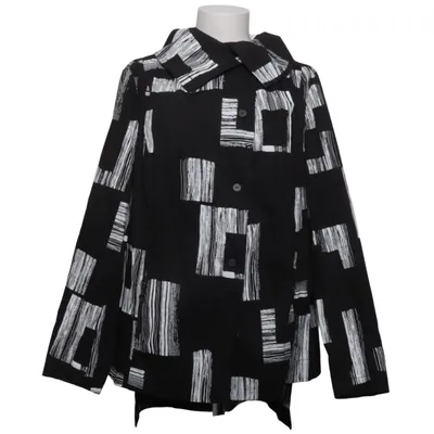 Shirt (Zwart, Wit) van Chalona Katoen