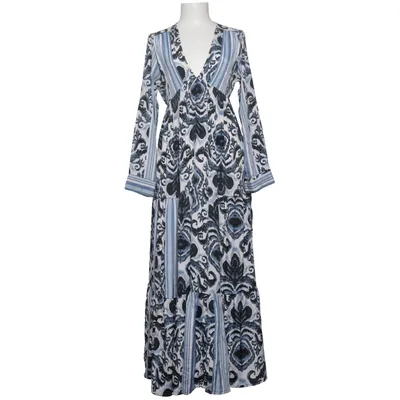 Robe longue (Bleu, Blanc, Noir) de Gold & Silver