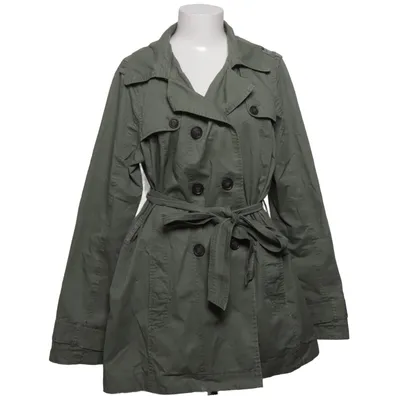 Trenchcoat (Grøn) fra Blue Blue Bomuld, Polyester