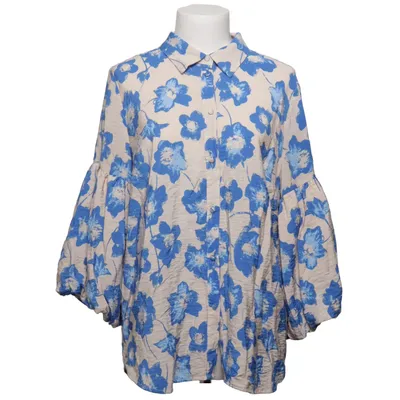 Blouse (Blauw, Beige) van Free/Quent Polyamide, Viscose