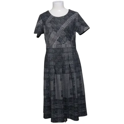 Jurk (Grijs, Wit) van Amy Vermont Elastaan, Polyester
