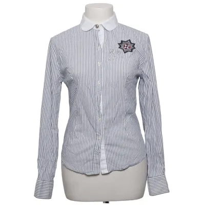 Chemise (Bleu, Blanc) de La Martina Coton, Élasthane
