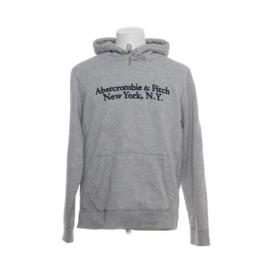 Capuchon sweater (Grijs) van Abercrombie & Fitch Katoen, Polyester