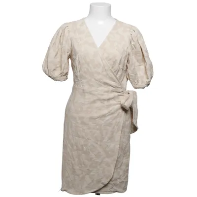 Omlottklänning (Beige) från Object Bomull, Linne, Viskos