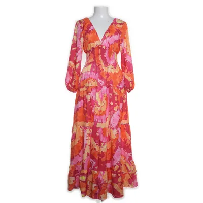 Långklänning (Rosa, Orange) Elastan, Polyester