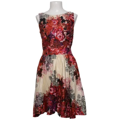 Robe (Rouge, Beige, Multicolore) de Lady Vintage Coton, Élasthane