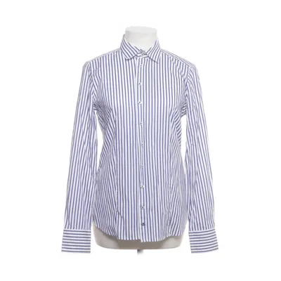 Skjorta (Vit, Blå) från Eterna Bomull