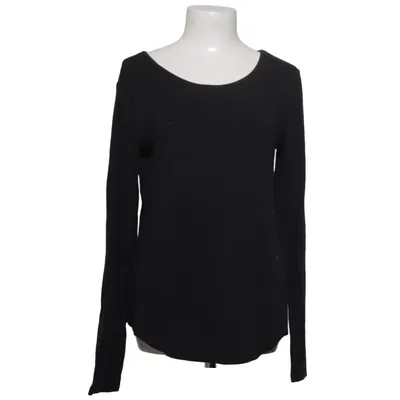 Lange mouwen shirt (Zwart) van Blacc Yoga Katoen, Elastaan, Modal