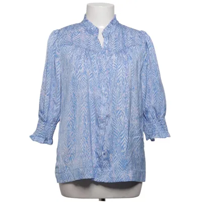Blouse (Blue, White) from Neo Noir Polyester