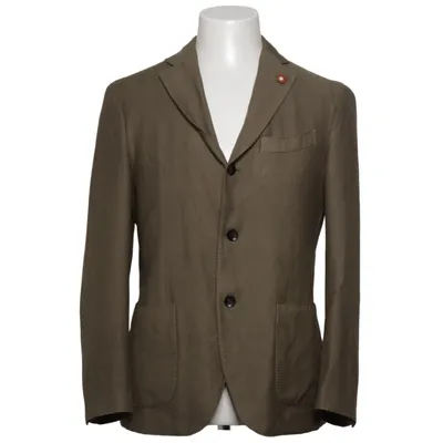 Kavaj (Grön) från Lardini Polyester, Silke, Ull