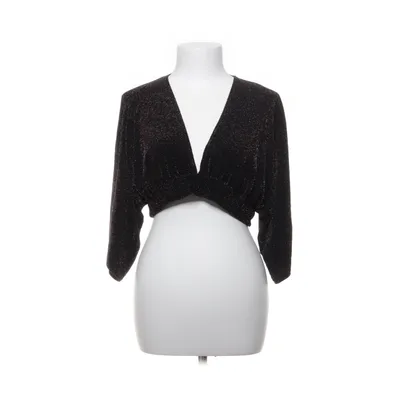 Top (Black, Brown) from Rare London Elastane, Metallic fiber, Polyamide