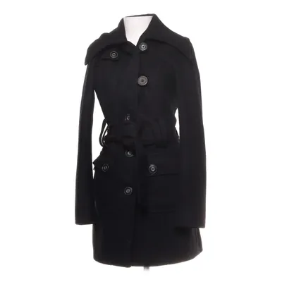 Frakke (Sort) fra ONLY Polyester, Viscose, Uld