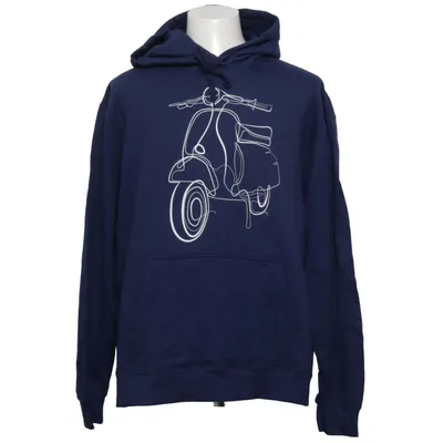 Sweat à capuche (Bleu) de Port & Company Coton, Polyester