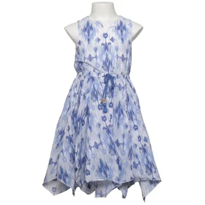 Dress (Blue, White) from Artisan Ny Cotton, Polyester