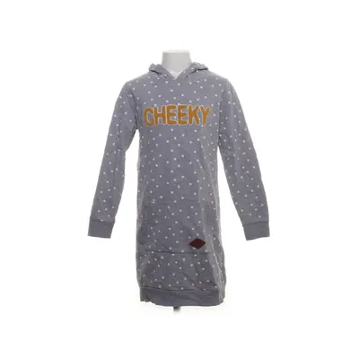Capuchon jurk (Grijs, Wit) van Yigga Katoen, Polyester
