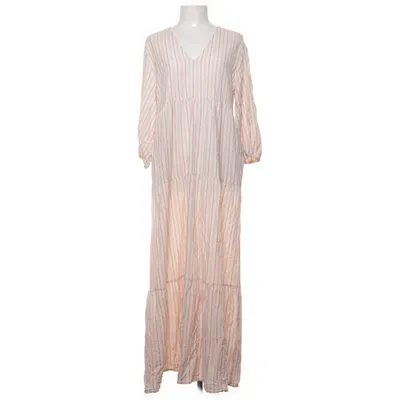 Långklänning (Beige, Vit) från Rue de Femme Bomull, Linne