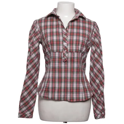 Chemise en flanelle (Rouge, Vert, Blanc) de Gina Tricot Coton, Élasthane, Polyamide