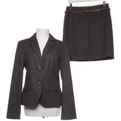 Tailleur jupe (Marron) de s.Oliver Élasthane, Polyester, Viscose