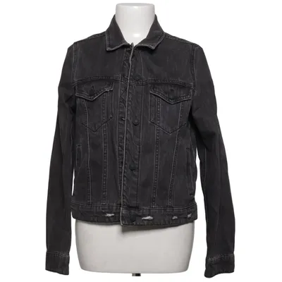 Spijkerjas (Grijs) van Mango Denim Katoen