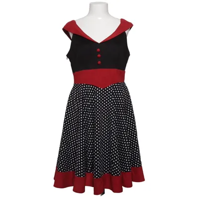 Dress (Black, White, Red) from Blackbutterfly Cotton, Elastane, Polyester