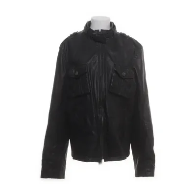 Leren jack (Zwart) van Batistini Polyester, Leer