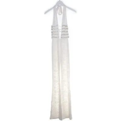 Jumpsuit (White) from Outcast Elastane, Nylon, Polyester, Polyurethane