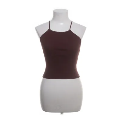 Top (Bruin) van Zara Polyamide, Viscose