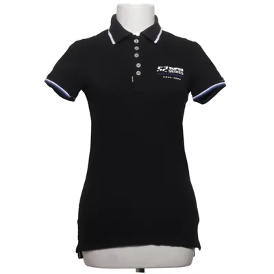 Pikétröja (Svart) från Code Zero Bomull, Elastan