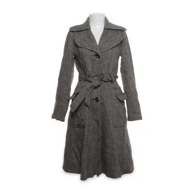 Coat (Brown, Gray) from H&M Polyester, Viscose, Wool