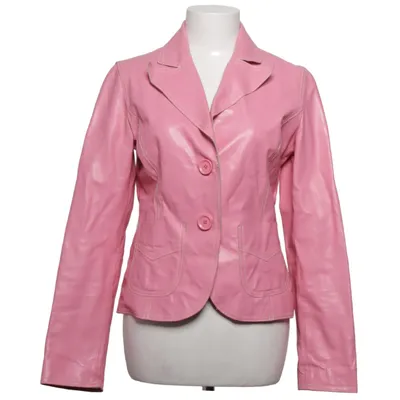 Läderkavaj (Rosa) från Gipsy Skinn, Polyester
