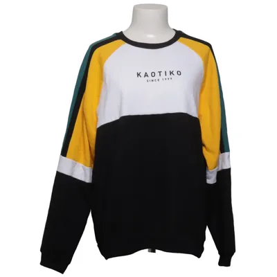 Sweatshirt (Noir, Blanc, Jaune, Multicolore) de Kaotiko Coton, Polyester