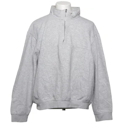 Sweatshirt (Gris) de H&M Basic Coton, Polyester, Viscose