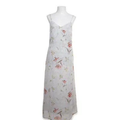 Långklänning (Vit, Flerfärgad) från Les Fans Exclusive Collection Polyester