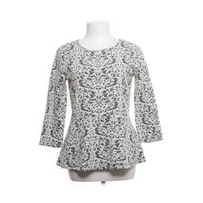 Peplum top (Grijs, Wit) van Clockhouse Elements Collection by C&A Katoen, Elastaan, Polyester