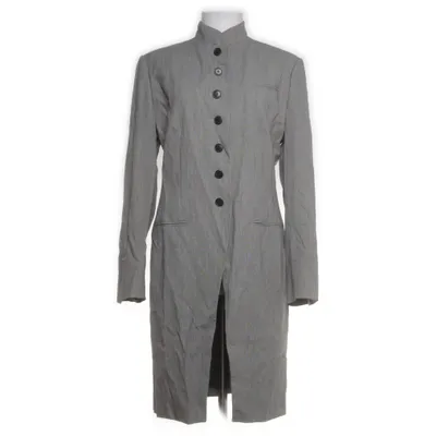 Coat (Gray) from Pauw Amsterdam Cotton, Polyamide, Wool