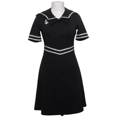 Robe (Noir, Blanc) de POP England Élasthane, Polyester