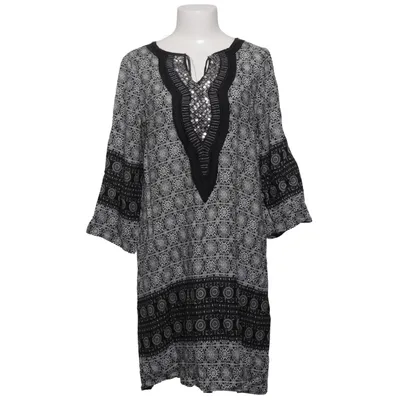 Tunika (Sort, Hvid) fra Queen's Fashion Collection Viscose