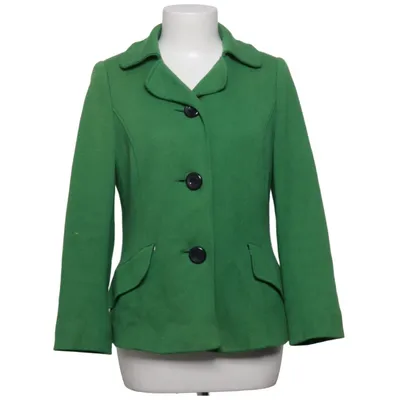 Blazer (Vert) de L.K. Bennett Acétate, Coton, Soie