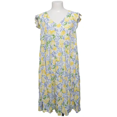 Jurk (Wit, Geel, Blauw) van Pepco Viscose