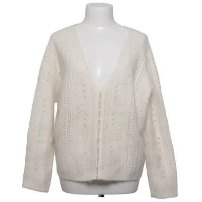 Cardigan (Blanc) de Sézane Élasthane, Polyamide, Laine