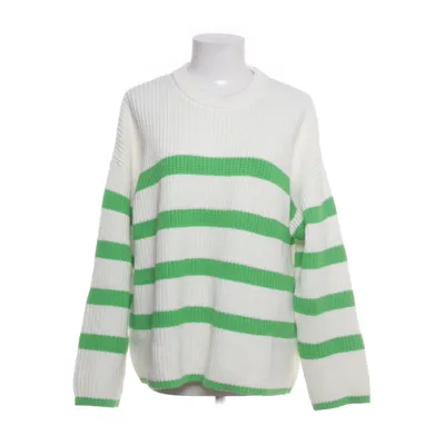 Sweater (Hvid, Grøn) fra Selected Femme Akryl, Bomuld
