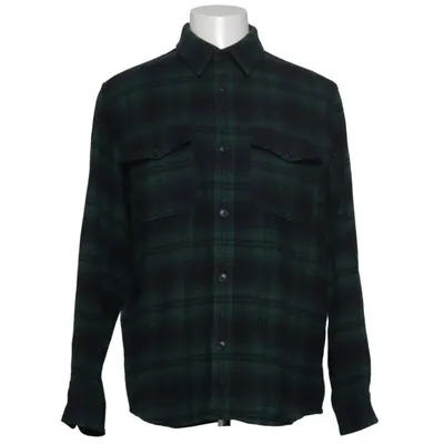 Chemise en flanelle (Vert, Noir) de A.P.C. Polyamide, Laine