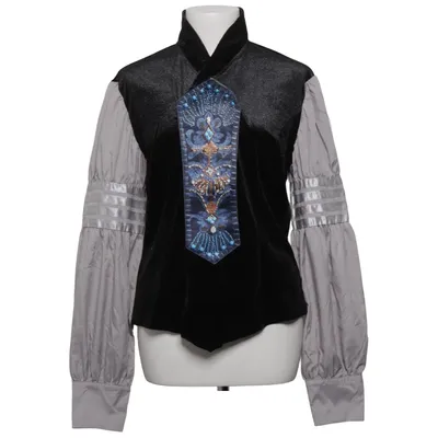 Bluse (Sort, Grå) Polyester