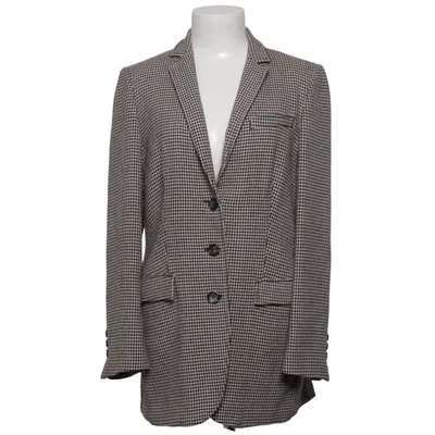 Blazer (Beige, Zwart) van Purificacion Garcia Acetaat, Cupro, Elastaan, Polyester, Viscose