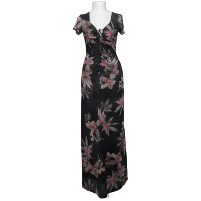 Maxi jurk (Zwart, Meerkleurig) van Allsaints Elastaan, Gerecycled polyester